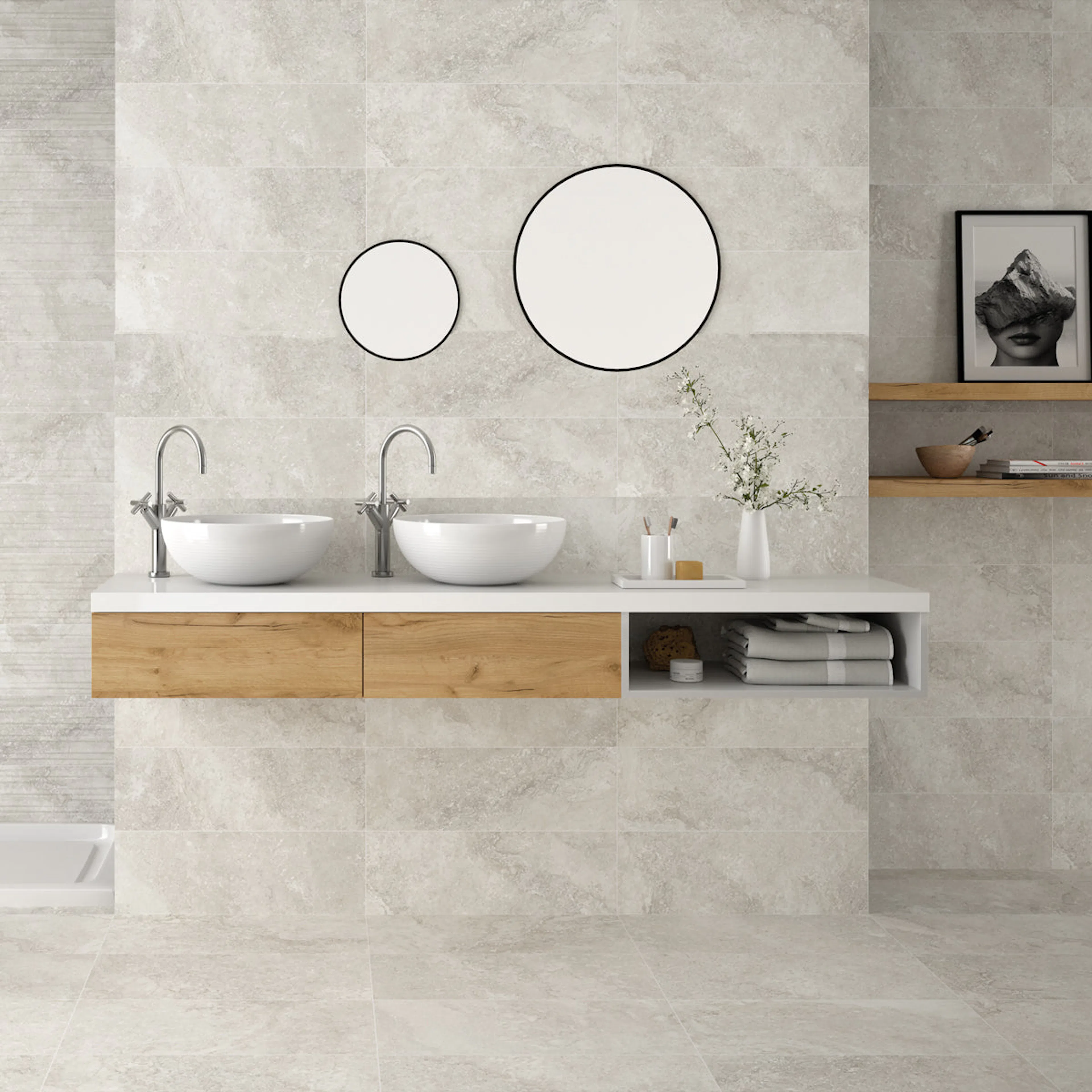 Klinker Tenfors Rockstone Marmor Pearl Matt 60x60