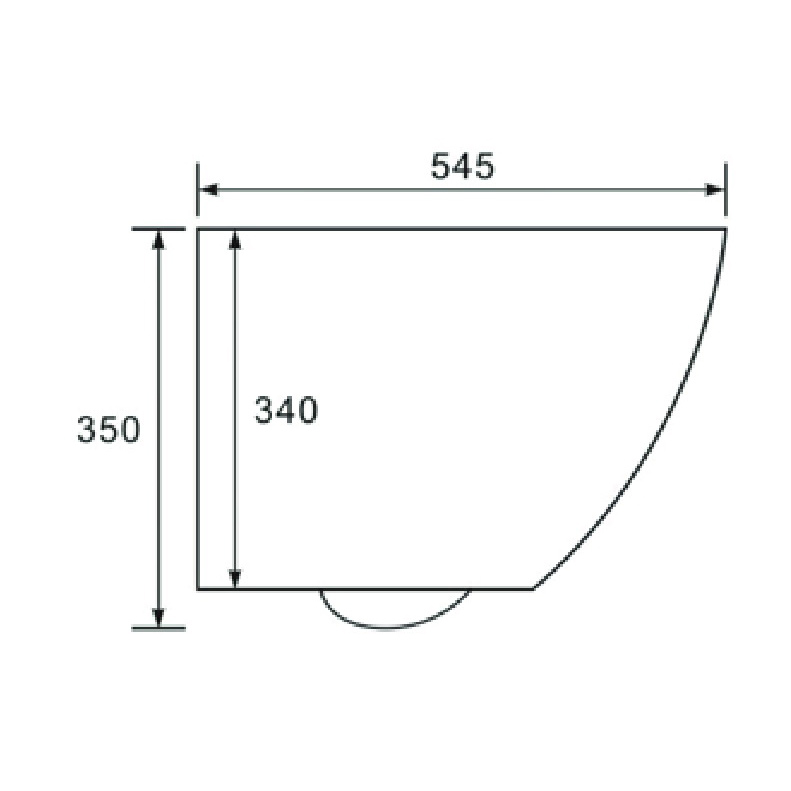 Vägghängd Toalettstol Lavabo Studio Rimless Vit Vit