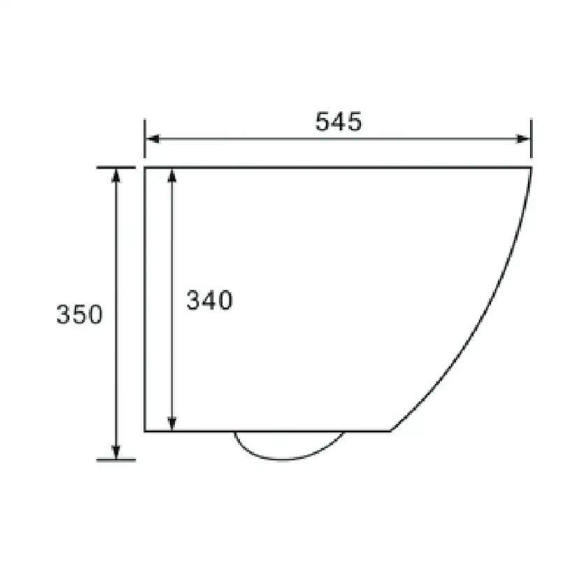 Vägghängd Toalettstol Lavabo Studio Rimless Vit Vit