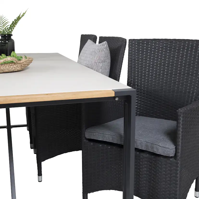 Matgrupp Venture Home Tilly 200 med 6 Milwa Matstolar