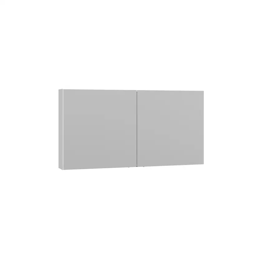 Spegelskåp Select u/lampor 2 lu 64*120 cm Vit Blank, med 2 luckor