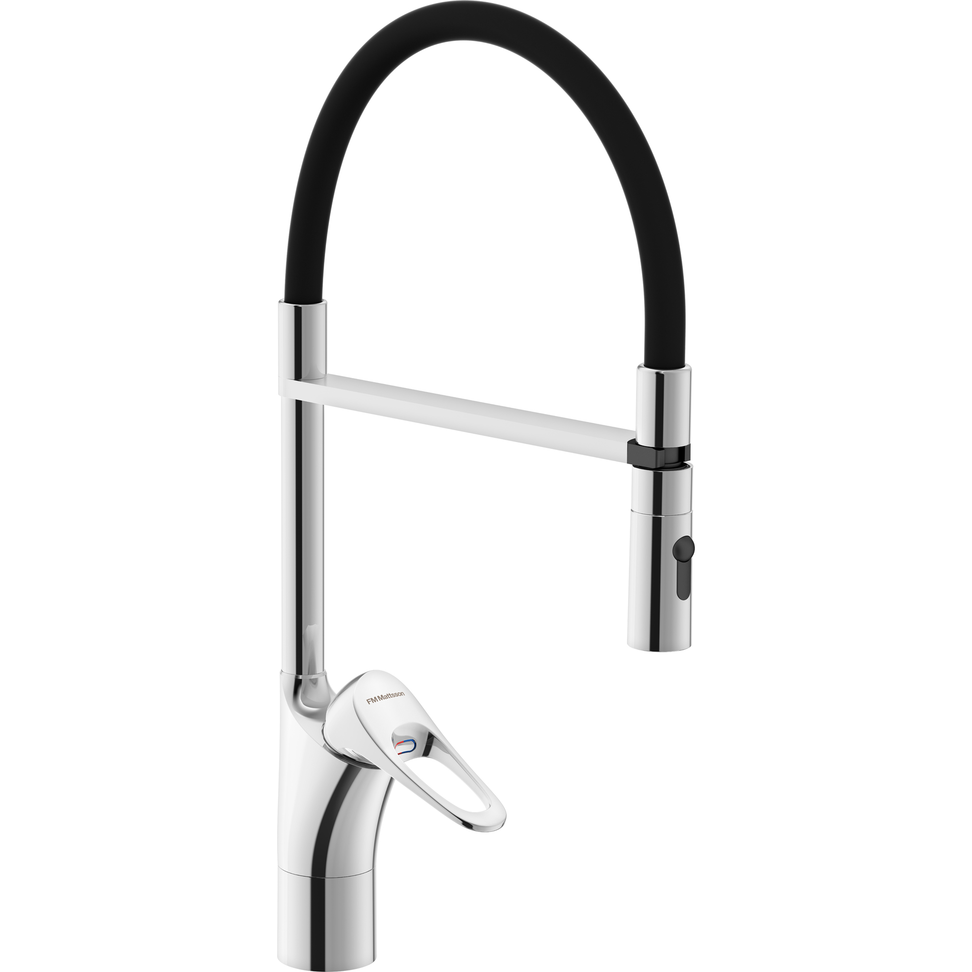 Köksblandare Standard FM Mattsson 9000XE med Flexi-pip och Handdusch i Krom