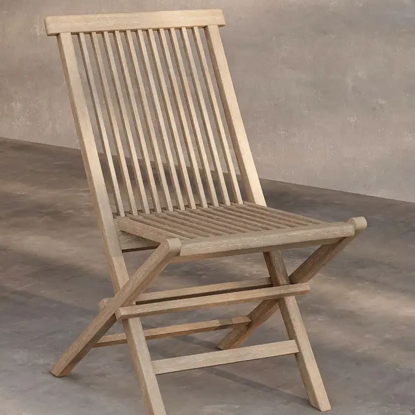 Kenya Dining Chair 2-Pack - Whitewash Vit
