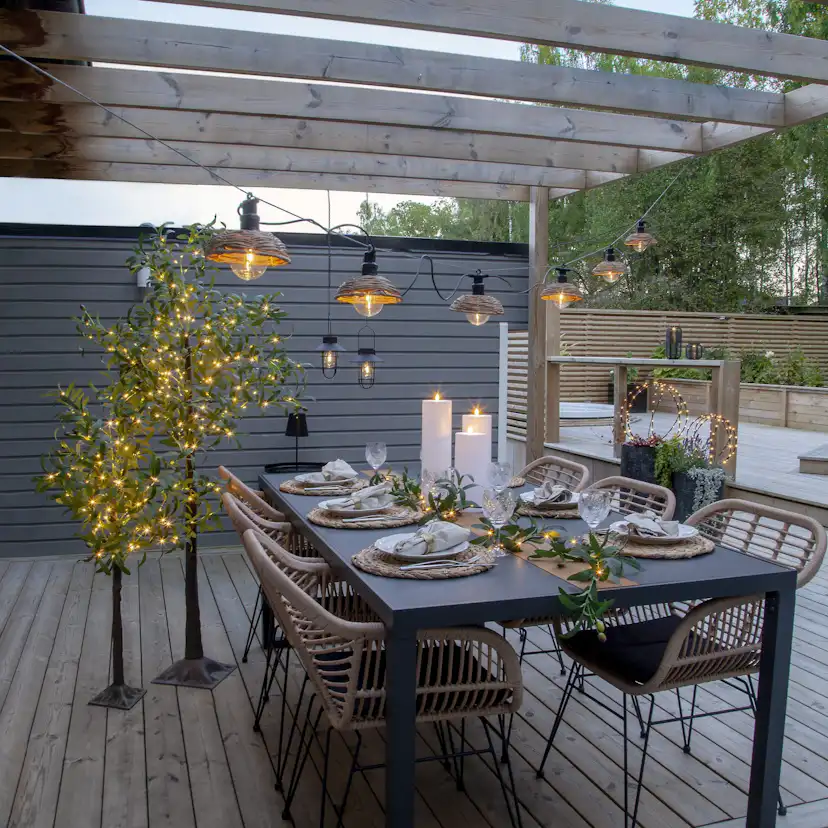 Solcellsdekoration Sola Svart