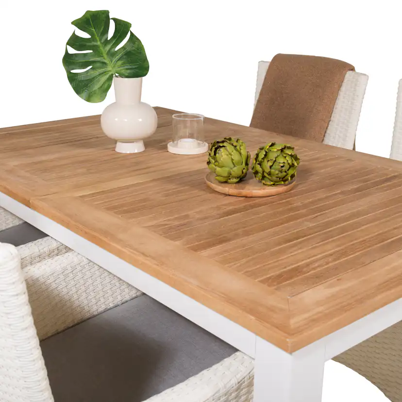 Matgrupp Venture Home Perla 152/210 med 4 Milwa Stolar