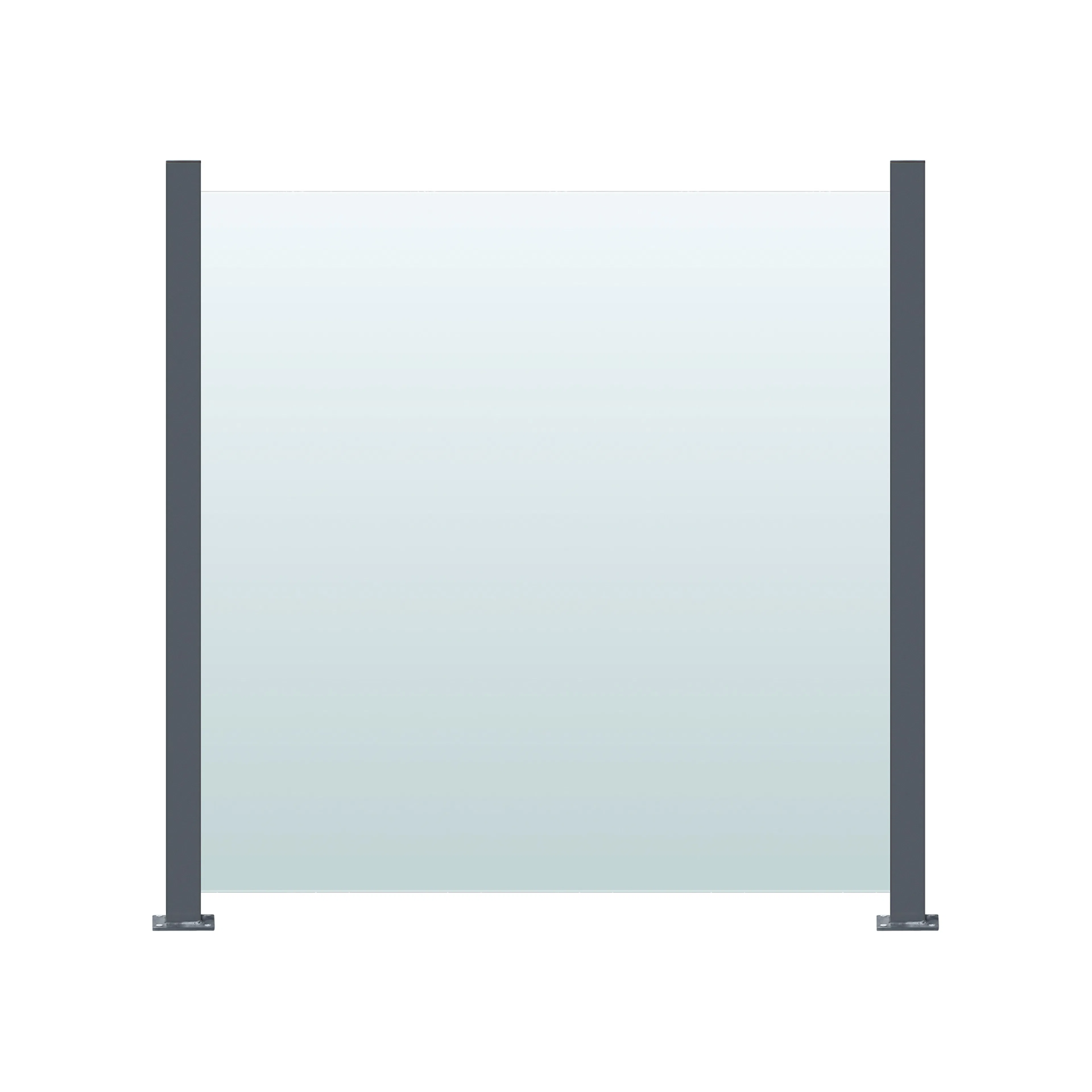 Glasräcke Hortus Klarglas Inkl Moduler & Stolpar 100 x 100 cm