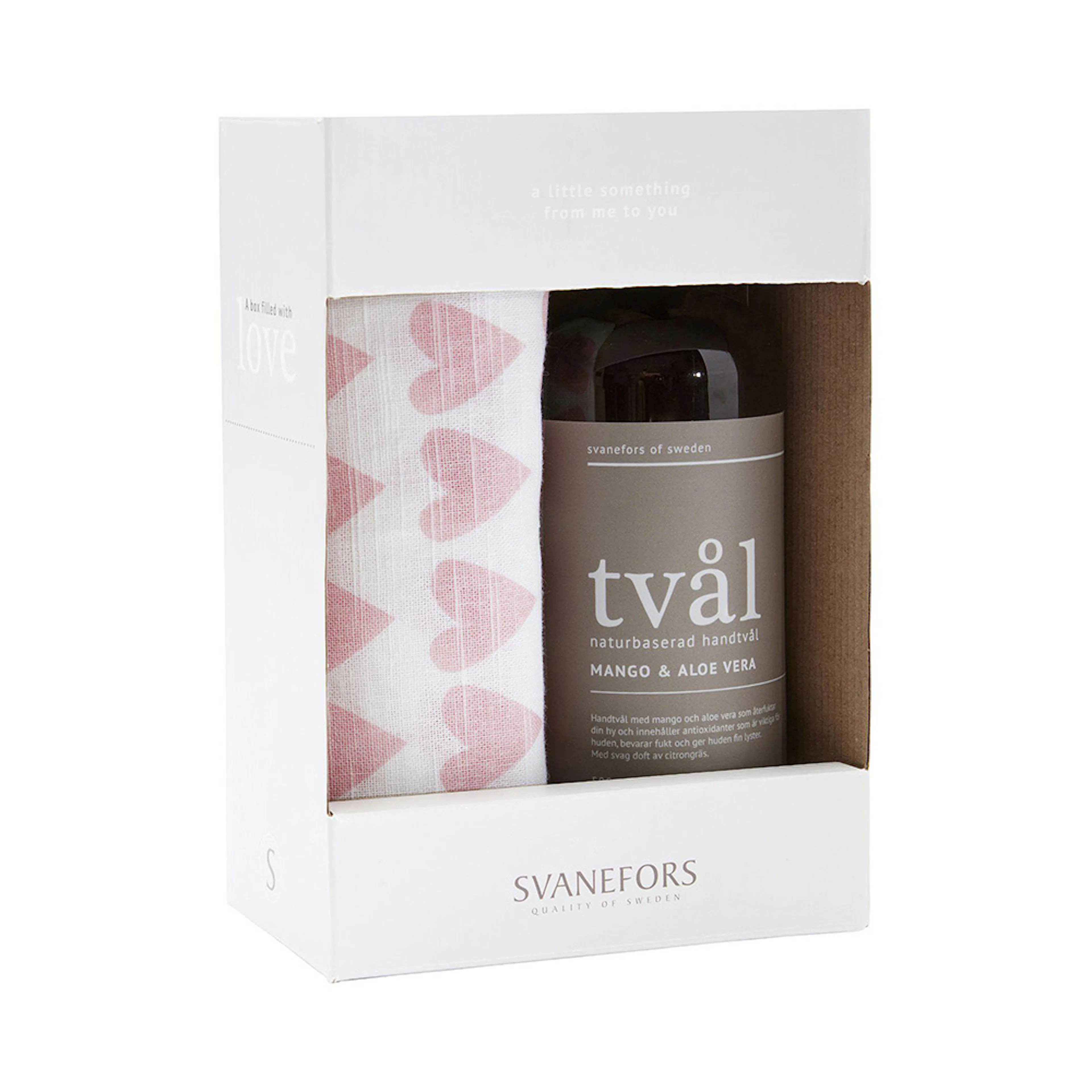 Presentförpackning Svanefors Handtvål & kökshandduk Jadore