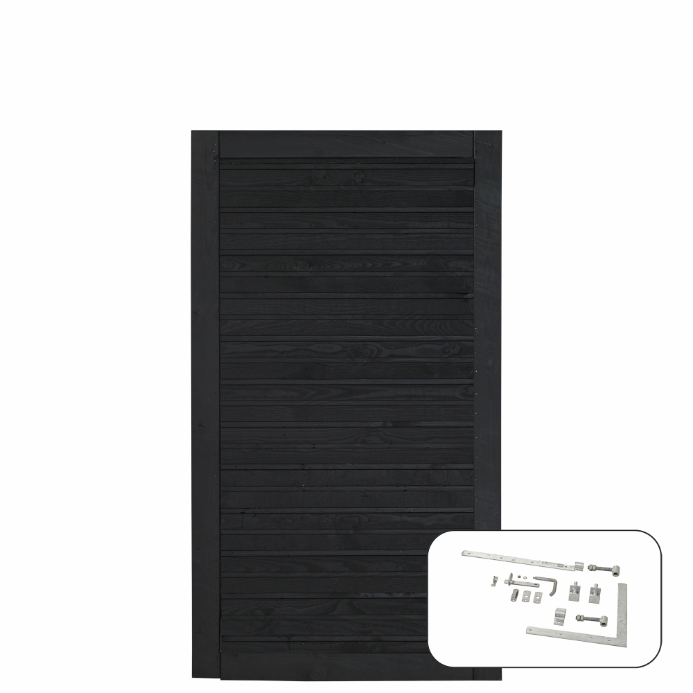 Plank Profilstaket PLUS med Glas 174 x 163 cm