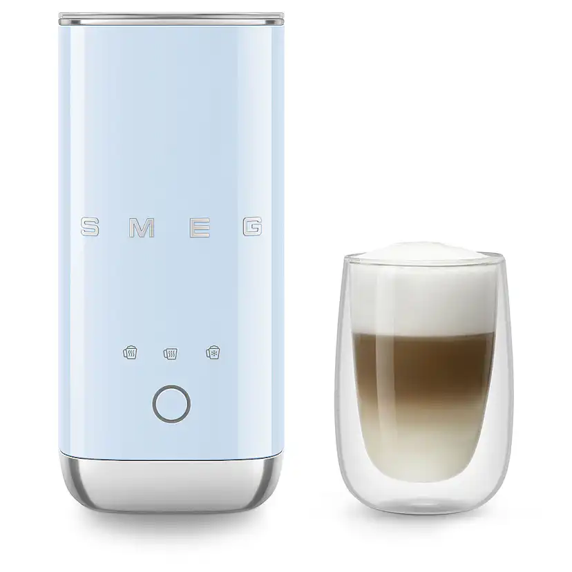 Mini Mjölkskummare Smeg MFF02PBEU Pastellblå