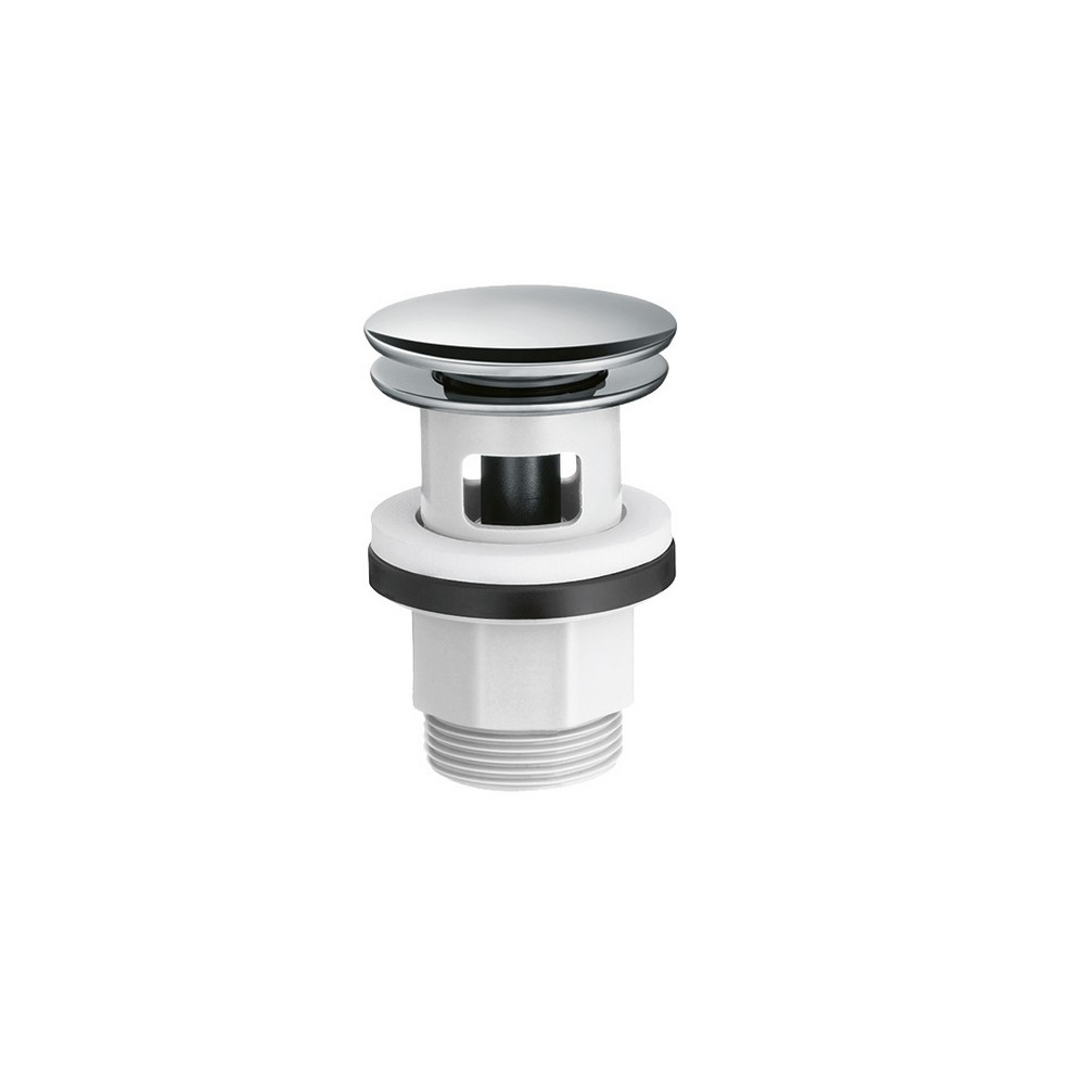 Bottenventil Hansgrohe Push-Open Krom