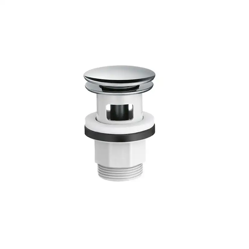 Bottenventil Hansgrohe Push-Open Krom