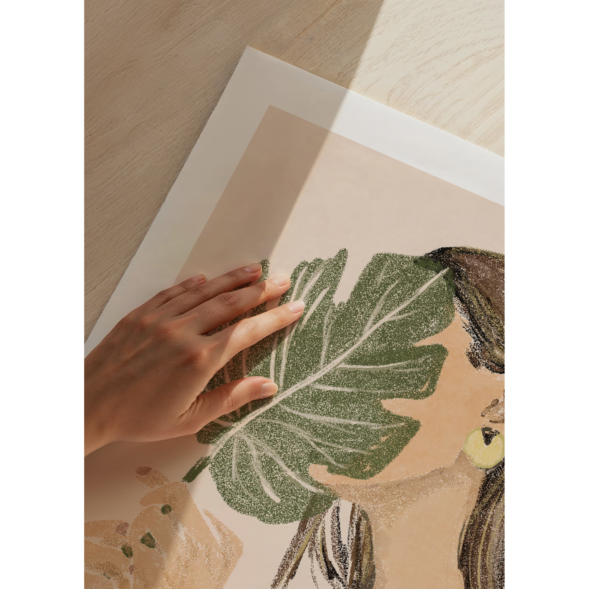 Poster Gallerix Boho Woman Portrait