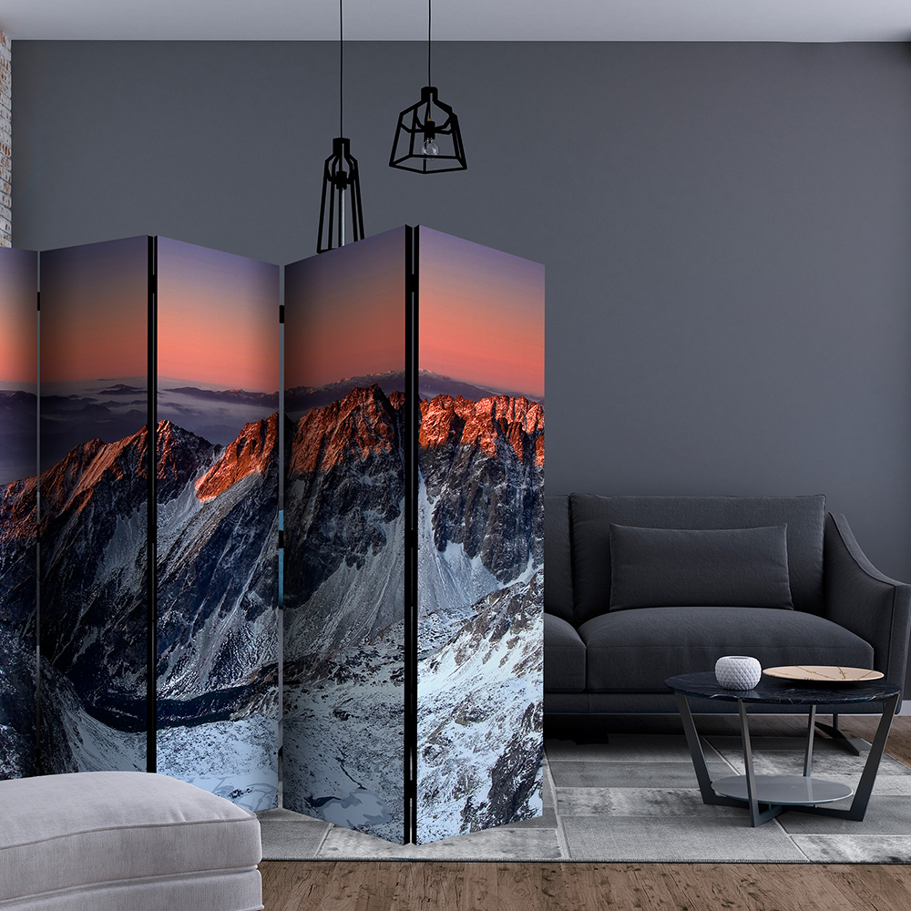 Rumsavdelare Skärmvägg Arkiio Beautiful Sunrise In The Rocky Mountains II 225x172 cm