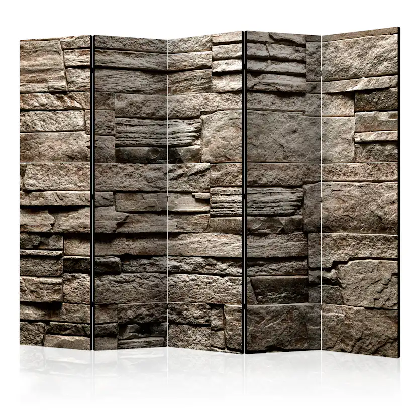 Rumsavdelare Skärmvägg Arkiio Beautiful Brown Stone II 225x172 cm