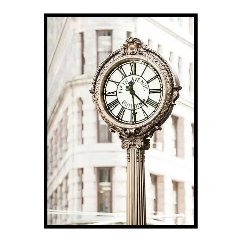 Poster Gallerix Fifth Avenue Building Clock