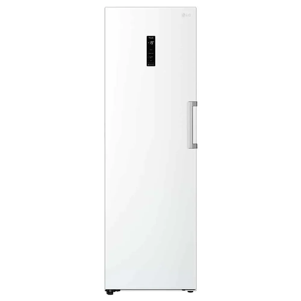 LG frys GFE61SWCSZ med display Vit