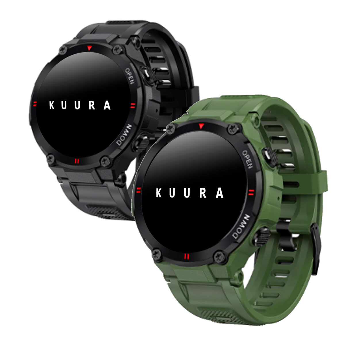 Kuura Smartwatch Tactical T7 v2, grön Grön