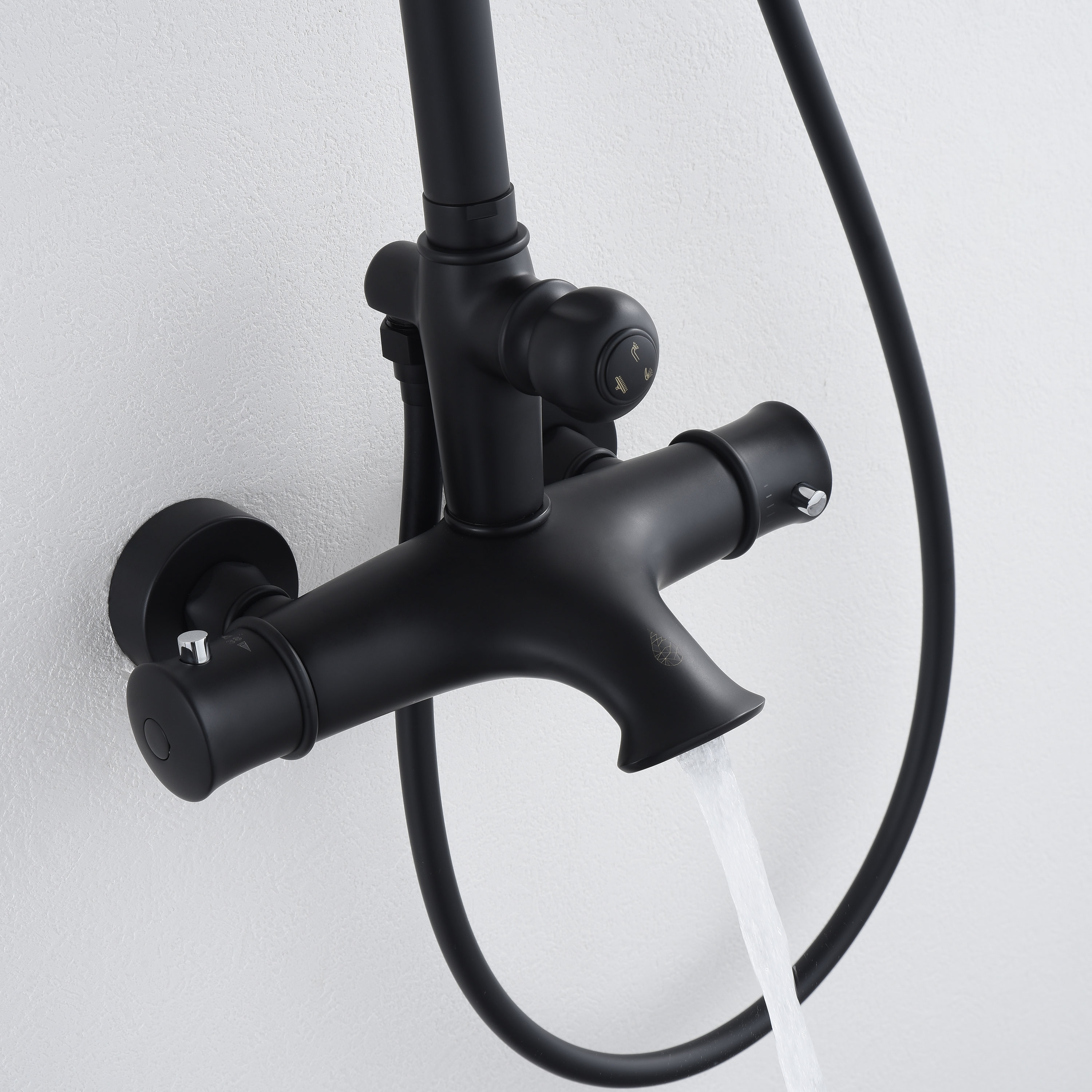 Takduschset Bathlife Ebb med Badkarsblandare