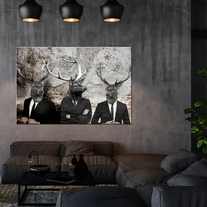 Tavla Arkiio Deer In Suits