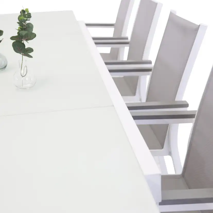 Matgrupp Venture Home Santorini 200/320 med 10 Pincy Stolar