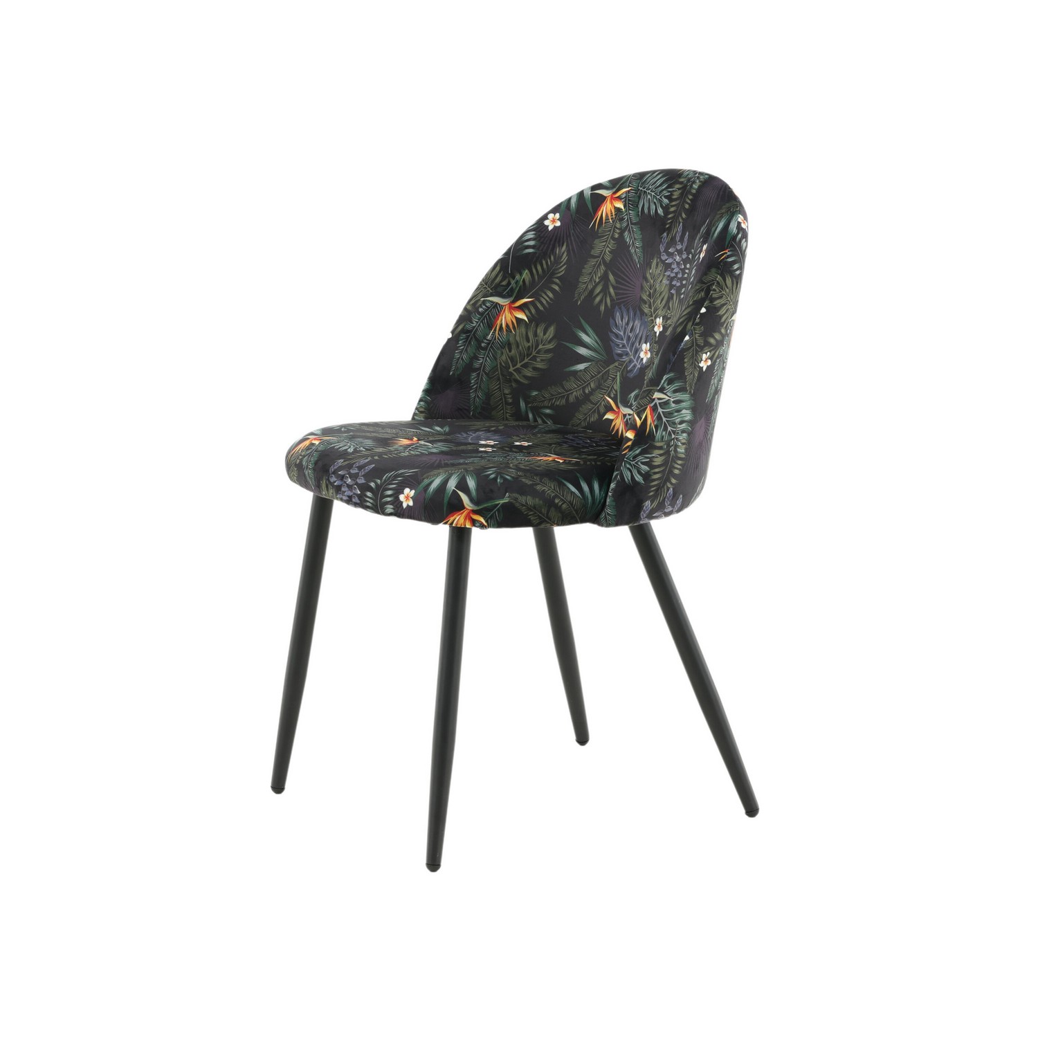 Matstol Venture Home Velvet Blommönstrad