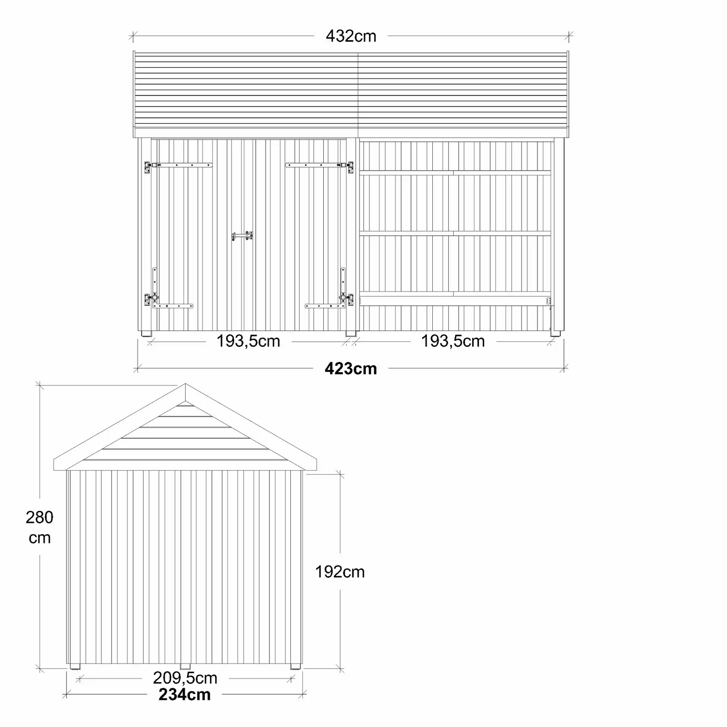 Trädgårdshus PLUS Multi 10 m2 169580
