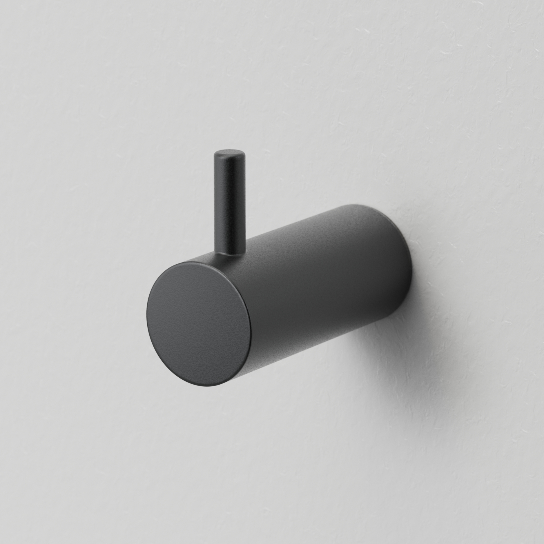 Krok Line, Matte Black, 16x28x37 mm (BxHxD). Matte Black