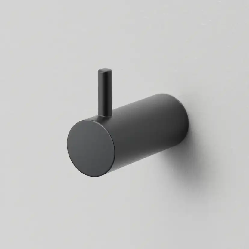 Krok Line, Matte Black, 16x28x37 mm (BxHxD). Matte Black
