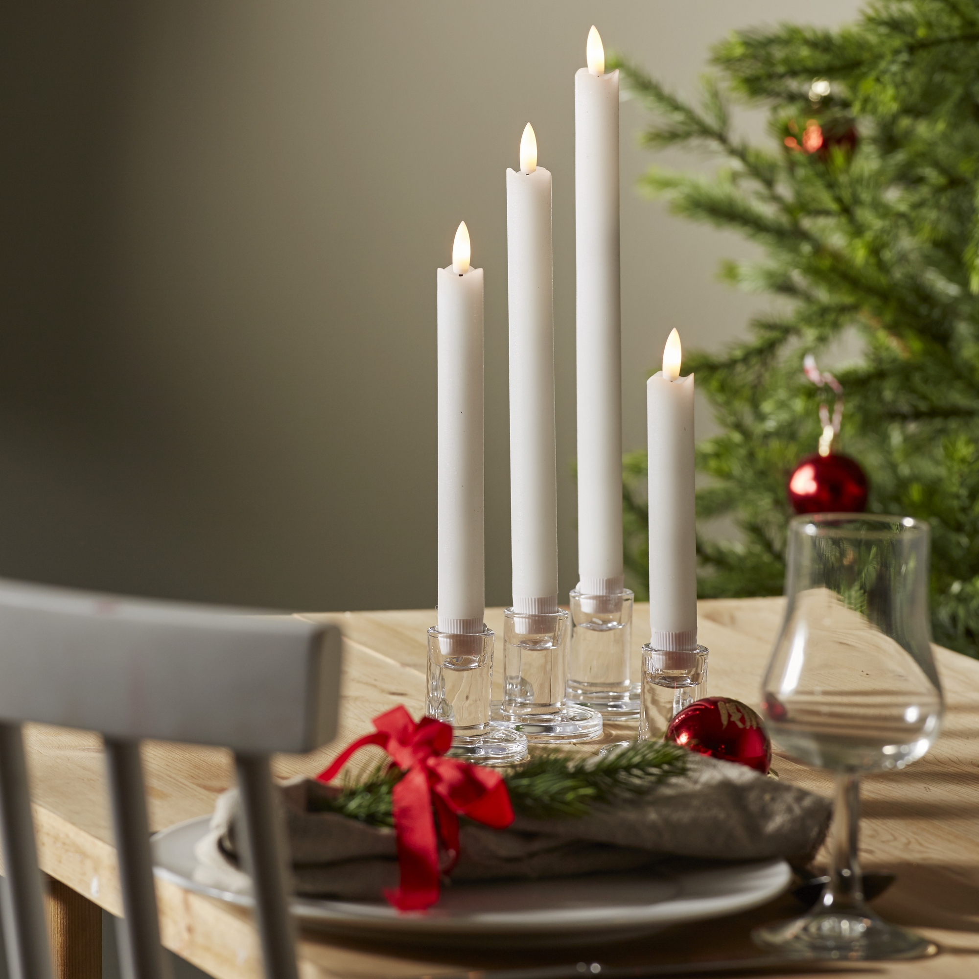 Antikljus Star Trading 4-pack Flamme LED