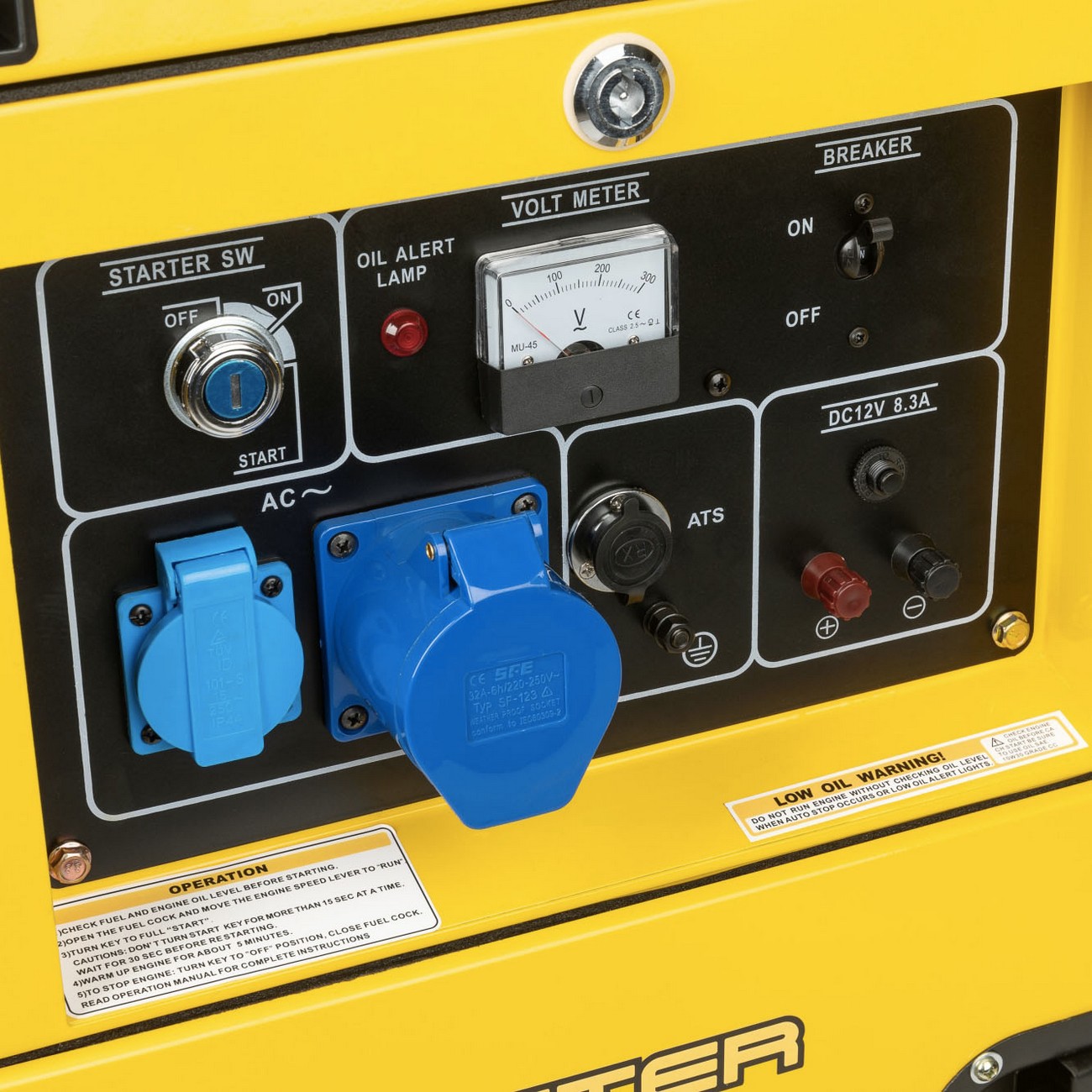 Elverk Sinemaster KDE7500SS 230V Diesel
