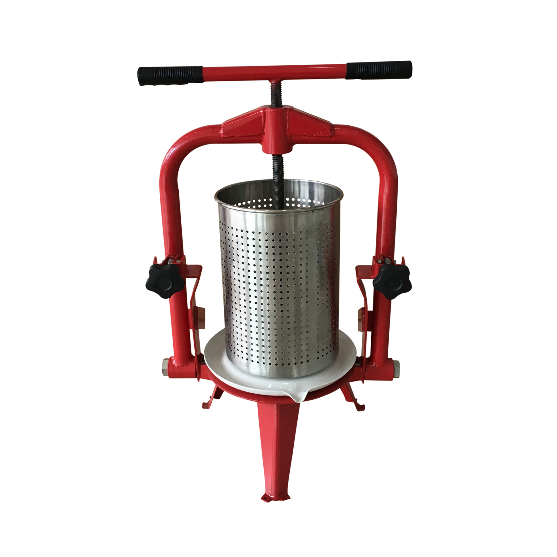 Fruktpress - rostfri - 14 L. 14 liter