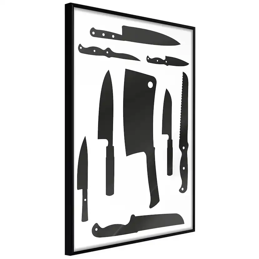 Poster Artgeist Affisch Cleaver and Knives