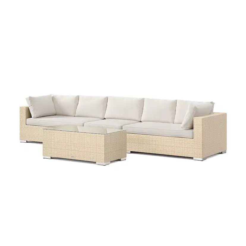 Loungegrupp Comfort Garden Bahamas utesoffa 5-sits med bord
