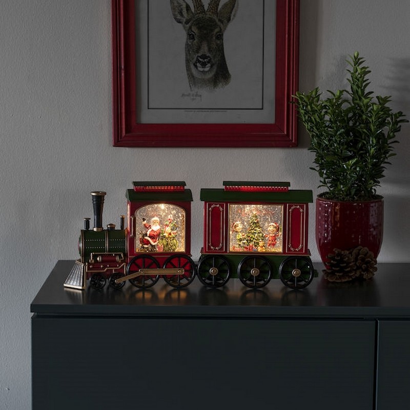 Julby Gnosjö Konstsmide Vattenfylld Tågvagn LED