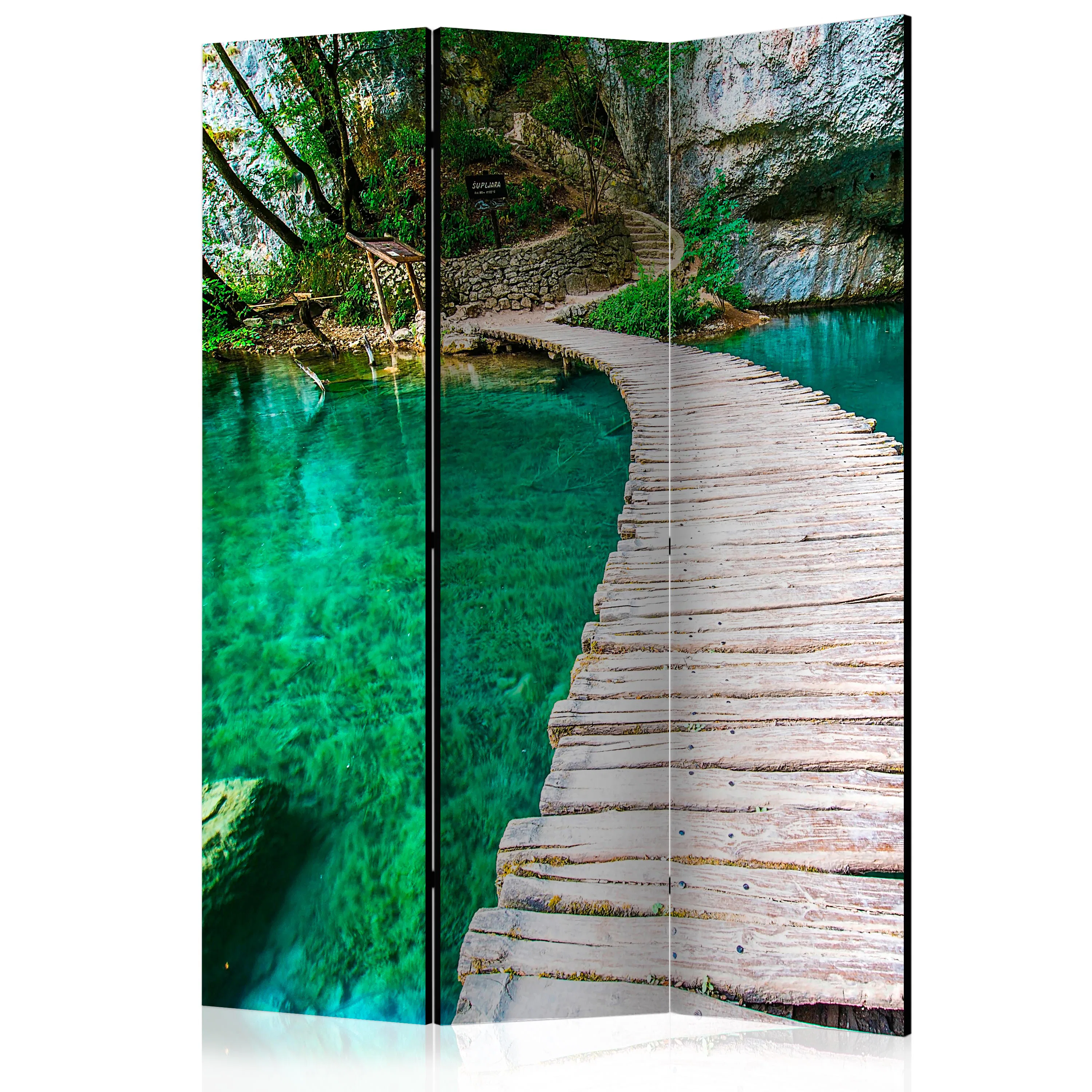Rumsavdelare Skärmvägg Arkiio Plitvice Lakes National Park Croatia 135x172 cm