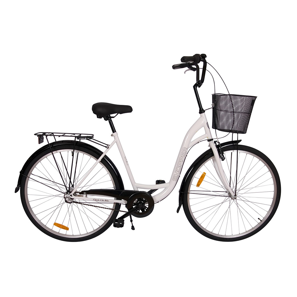 Damcykel Gardeney Shopper 28" Vit