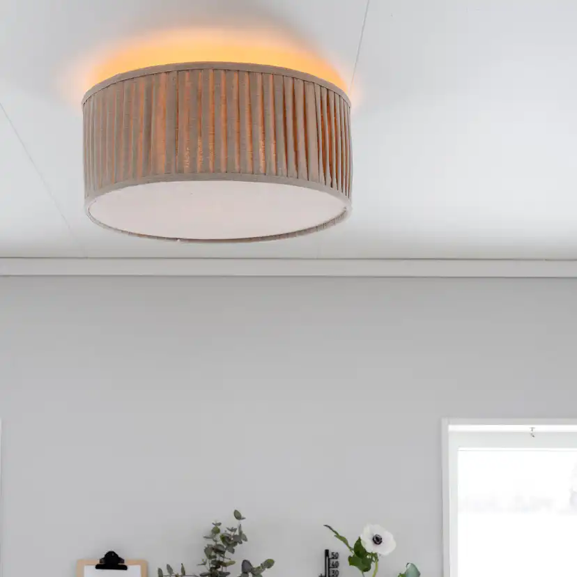 Taklampa PR Home Plissé Veck