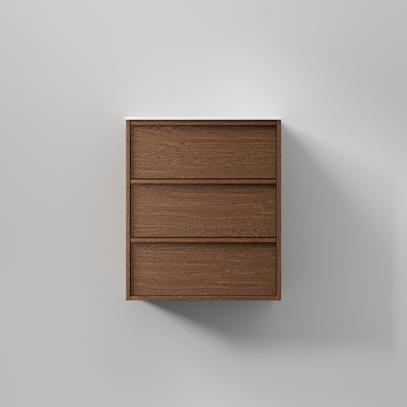 Kommod Terra Carve 60, Dark Oak, 3 Lådor Färg: Dark Oak, Bredd: 600 mm