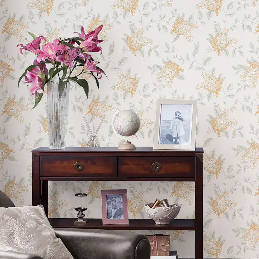 Tapet Laura Ashley Portland Orange