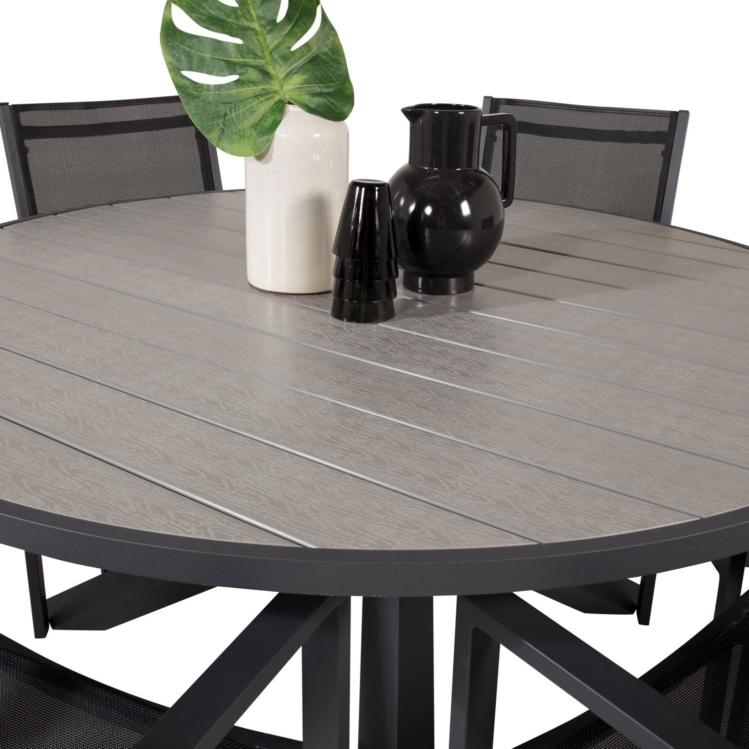 Matgrupp Venture Home Pincy Ø140 med 6 Copacabana Matstolar