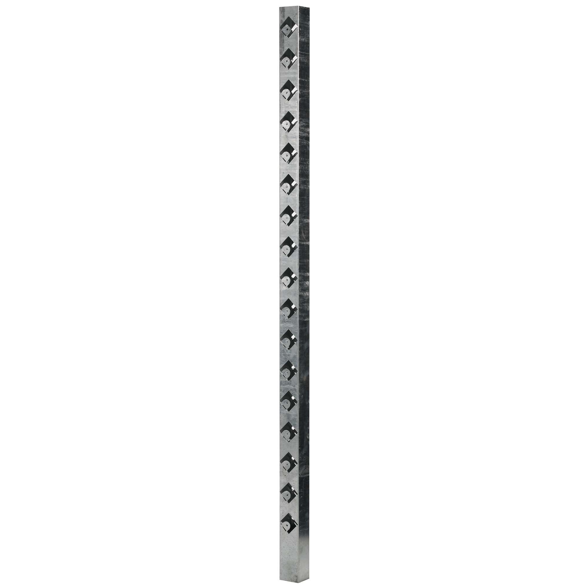 Staketstolpe Öckerö 1770mm varmgalv stål 70x70 Mellan Varmgalvaniserad, Höjd: 1770 mm