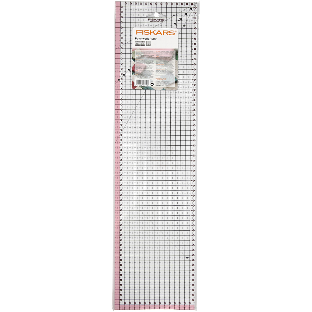 Linjal Fiskars Patchwork Stl 15x60 cm 1 St