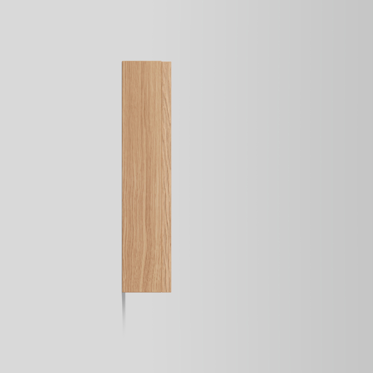 Väggskåp Carve 40/15 Natural Oak, 2 Hy, Hö Färg: Natural Oak, Hägning: Höger