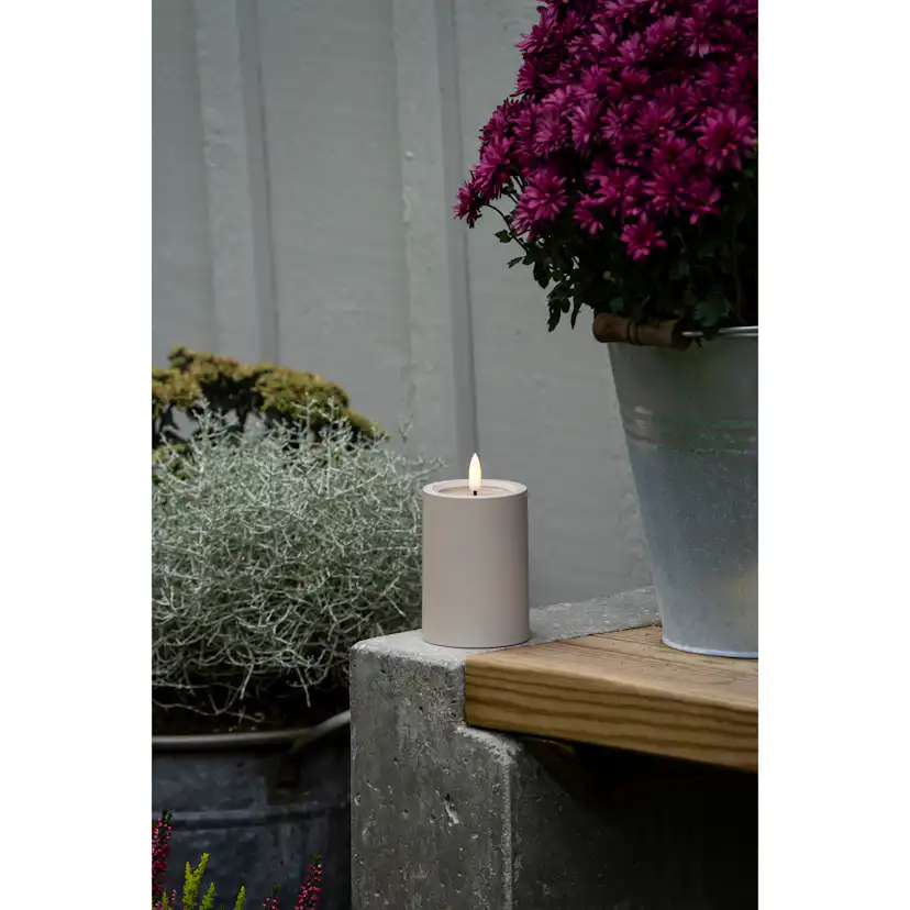 LED-Blockljus Gnosjö Konstsmide 10cm Utomhus