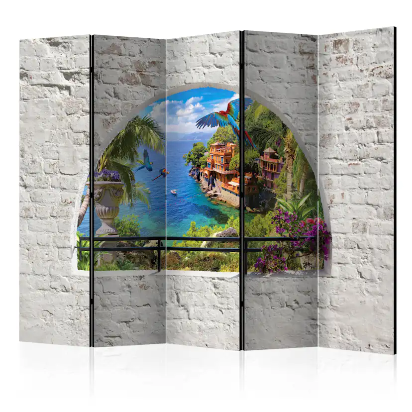 Rumsavdelare Skärmvägg Arkiio Window in Paradise II 225x172 cm