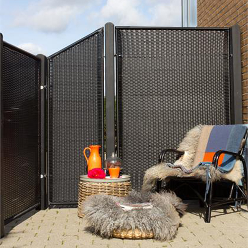 Skärm PLUS Trend 55x170/140 cm Svart