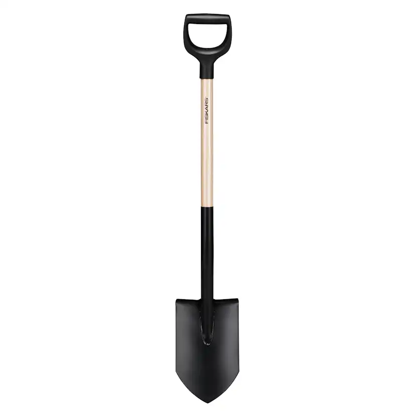 Spade Fiskars Solid Spetsig Trä FSC