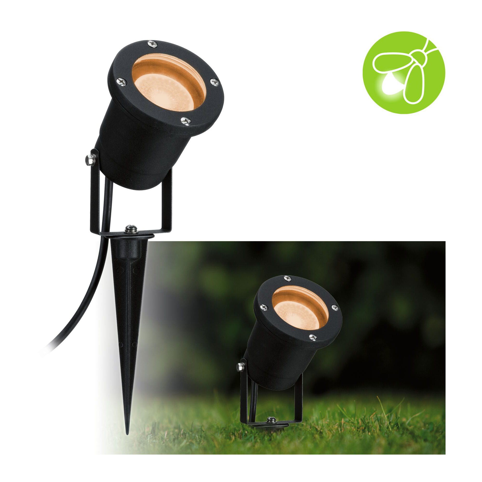 Spotlight LED Paulmann Garden Spot IP65 230V Ljus: Gold Light (insektsvänlig)