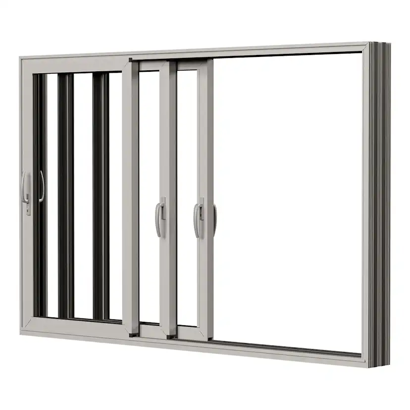 Skjutdörr NorDan HelAlu Aluminium 3-Delad Trippelspår