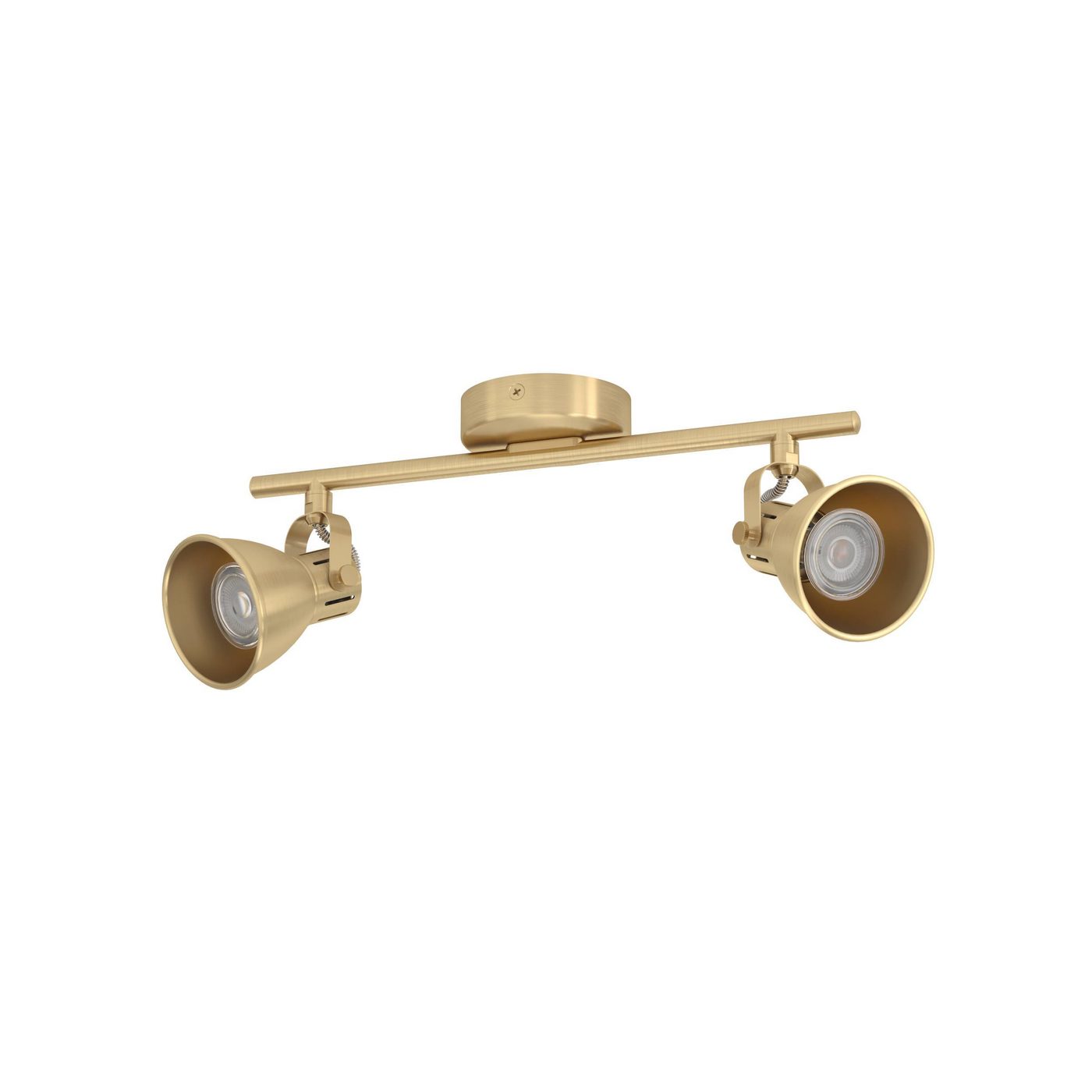Spotlight Eglo Seras med 2 Lampor Borstad Mässing/Guld